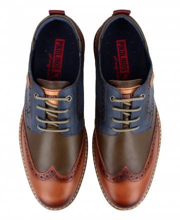 Zapatos para hombre en color cuero Caracteristicas con cordones cuna 2 cm zapato de estilo casual suela de goma termoplastica e