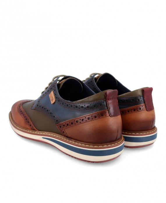 Zapatos para hombre en color cuero Caracteristicas con cordones cuna 2 cm zapato de estilo casual suela de goma termoplastica e