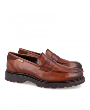Pikolinos Linares M8U-3179C1 Brown leather loafer
