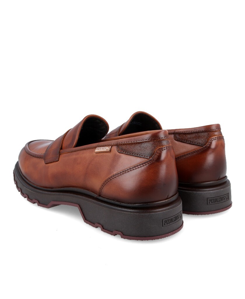 Mocasín piel marrón Pikolinos Linares M8U-3179C1