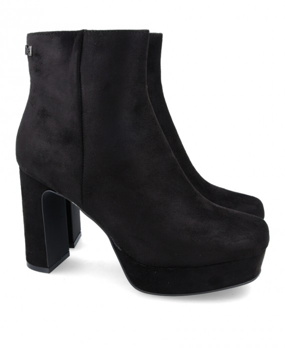 high heeled ankle boots
