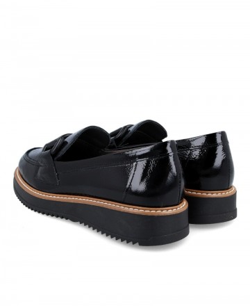 platform flat loafers