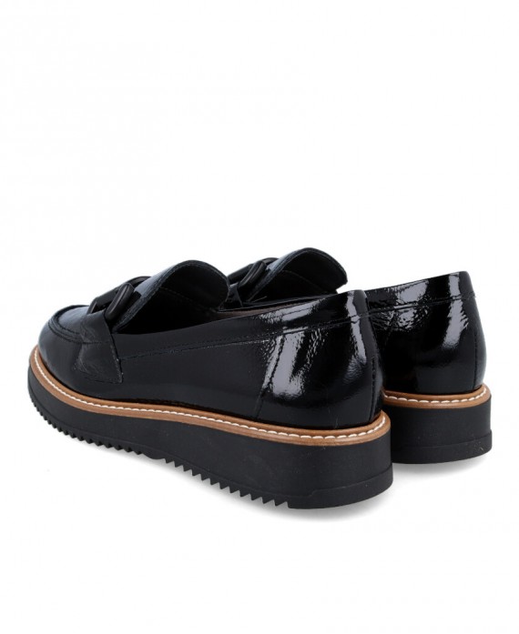 Zapatos mocasines negros PITILLOS 5392 de mujer online en MEGACALZADO