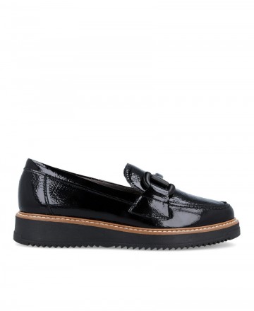 black link loafer