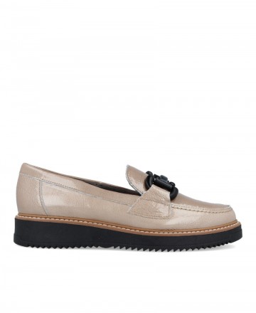 platform flat loafers