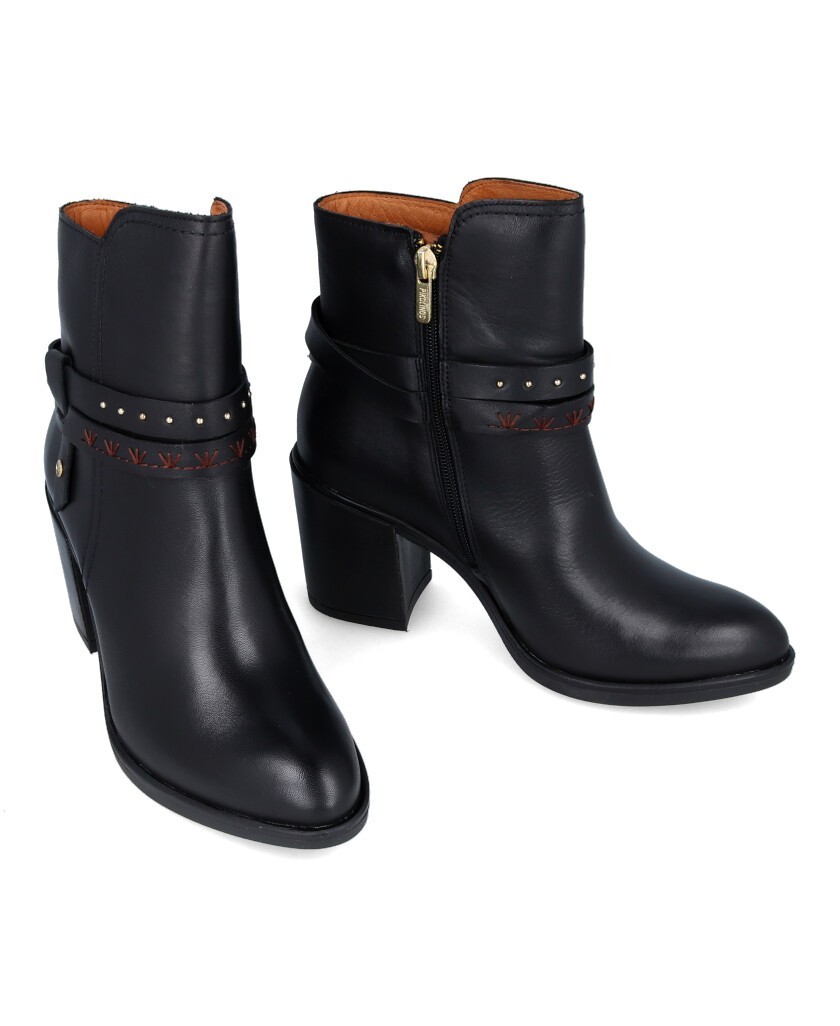Pikolinos Rioja W7Y-8940 Black high-top bootie