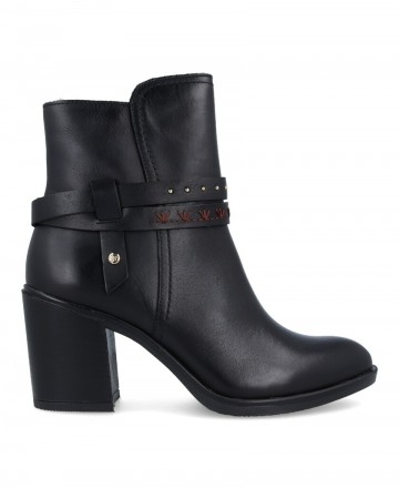 botines negros casual mujer