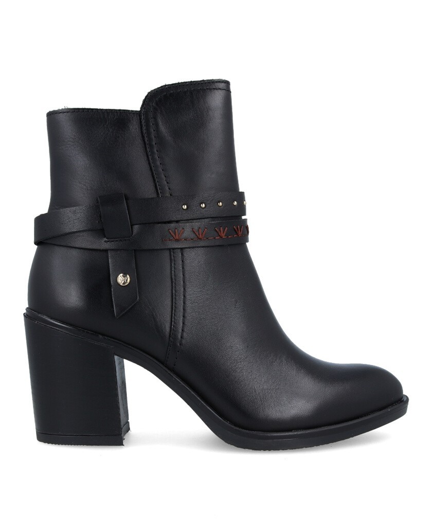 Pikolinos Rioja W7Y-8940 Black high-top bootie