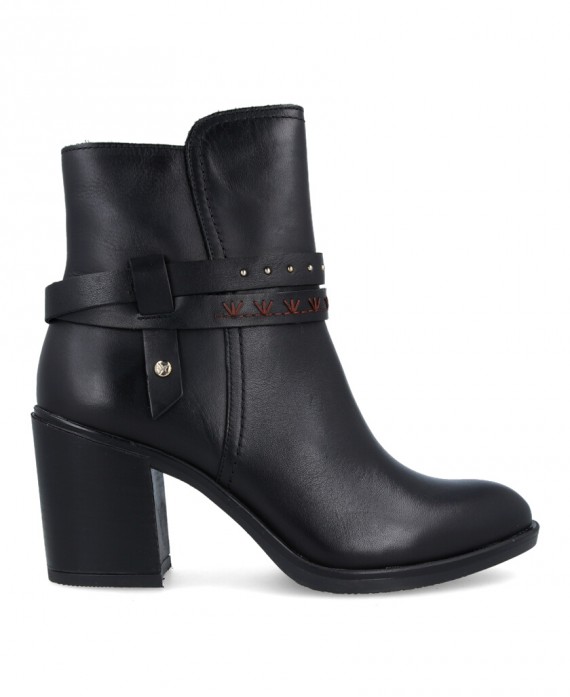 women's casual black ankle boots