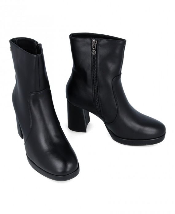 high black ankle boots