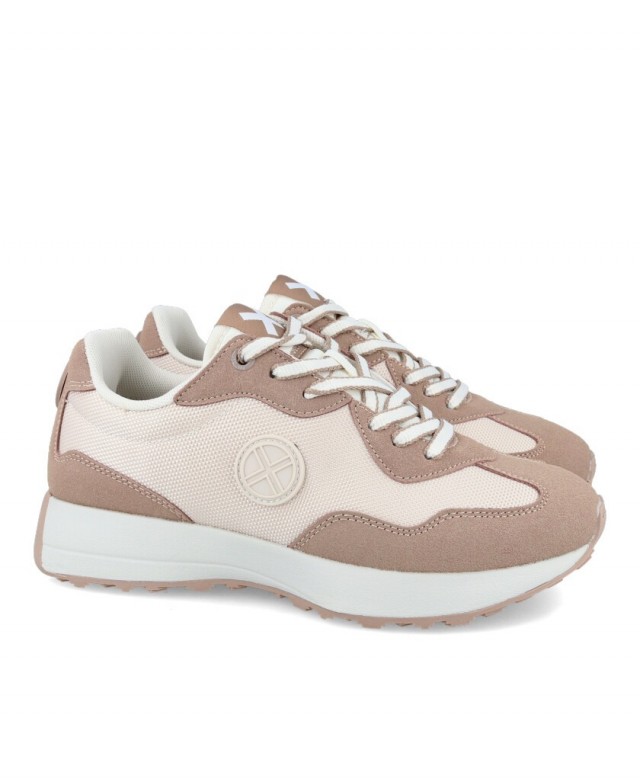Xti 141931 Women's beige platform sneakers