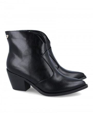 Gioseppo Portree 70784 Black cowboy ankle boots