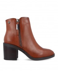 Botines camel con tacón grueso mujer Xti 140620 Botines camel con tacón grueso mujer Xti 140620