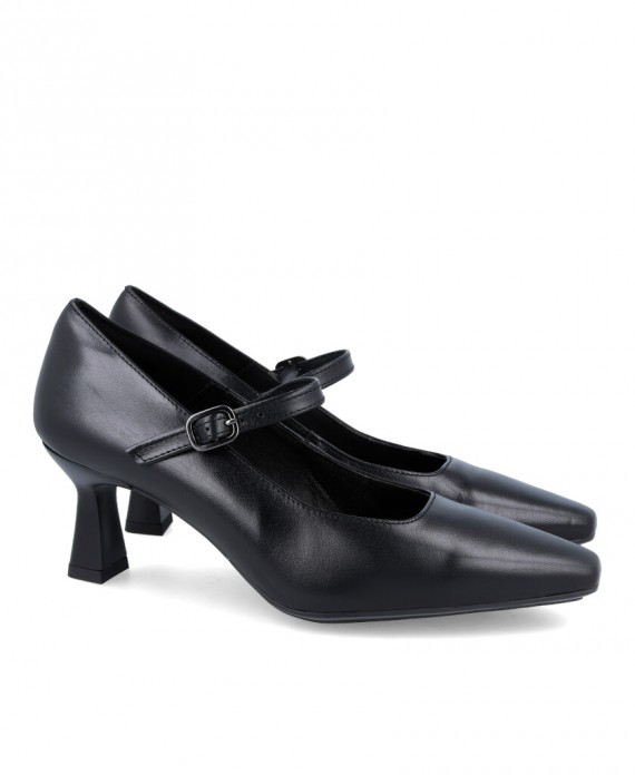 Desireé Elby2 Black heeled shoe for women