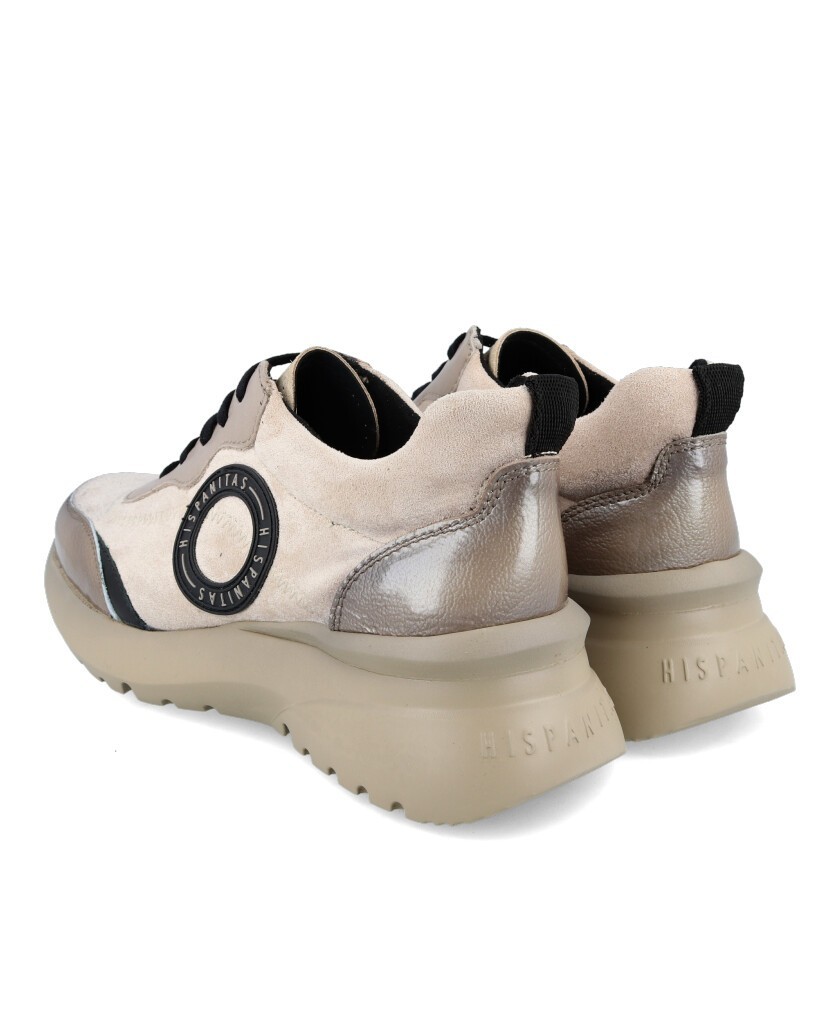 zapatilla cuña baja mujer