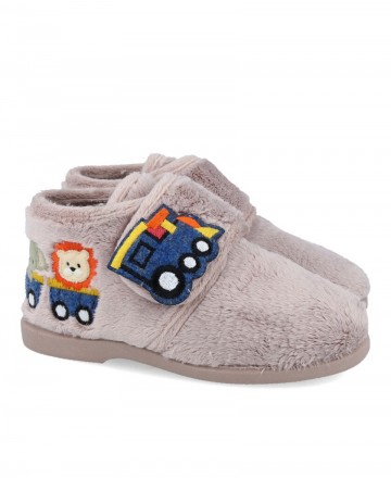 Zapatillas de casa trenecito Vul Ladi 5115-123