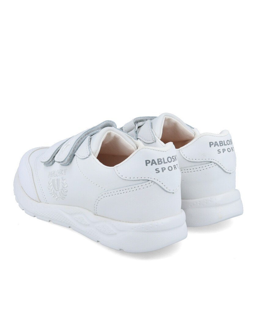 Zapatillas Blancas para el Colegio PABLOSKY - CanariasKidShoes