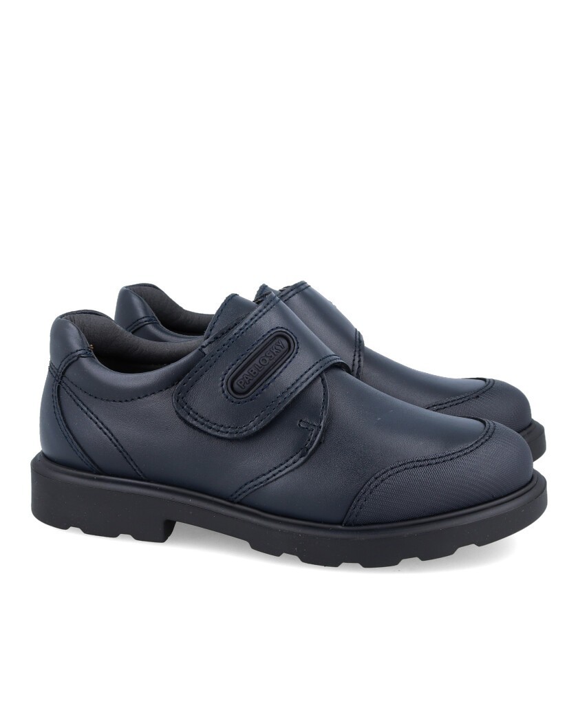 Pablosky 715420 Leather school shoe for boys