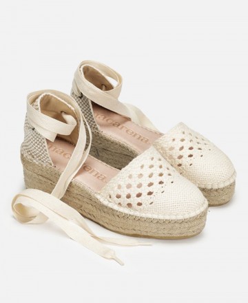 Macarena Valeria Java 59 platform espadrille