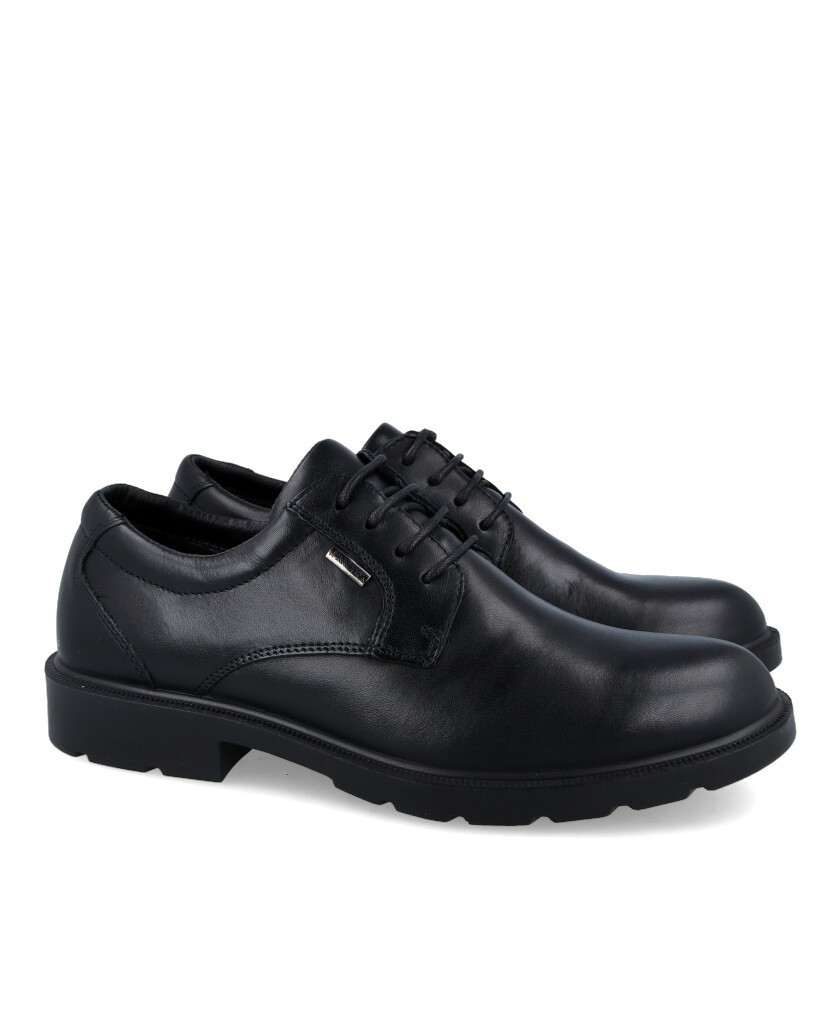 Zapatos negros con cordones para hombre Imac 450208
