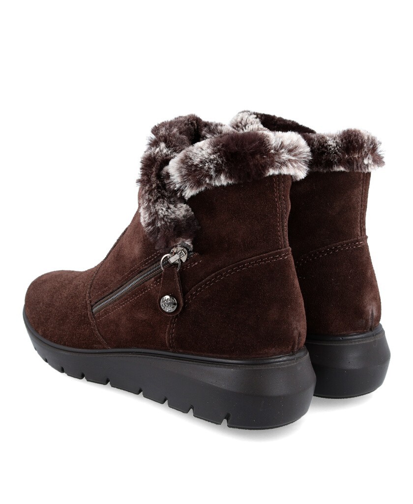 women's hair ankle boots