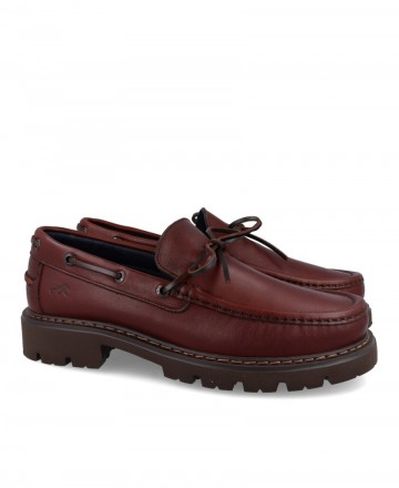 Fluchos F1322 Brown color boat shoes for men