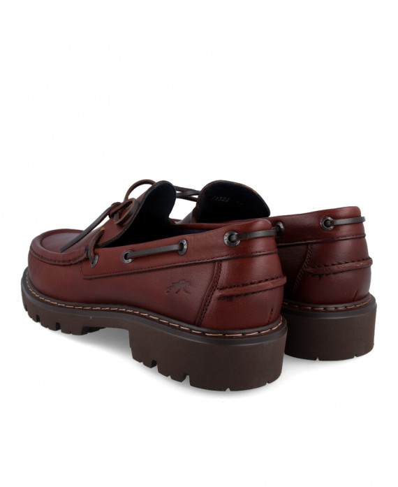 brown boat shoes