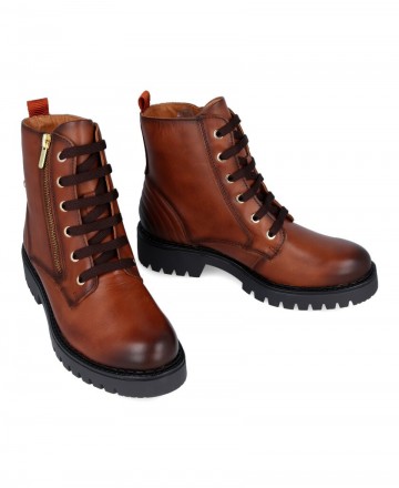 women's brown military boot