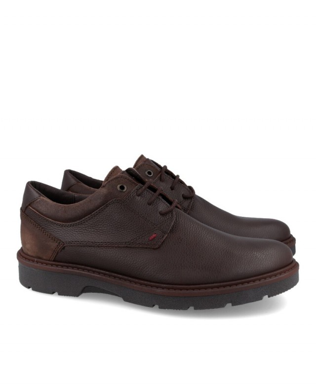 Dj Santa 2410 Men's brown lace-up casual shoe