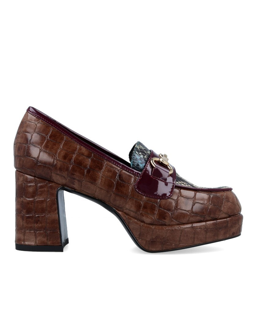 animal print loafers