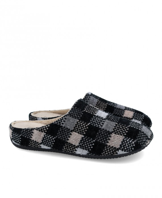 Garzón 16300.339 Checkered men's house slippers