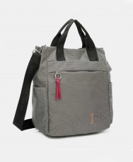 Mochila casual gris para mujer Binnari Beatrice 19746