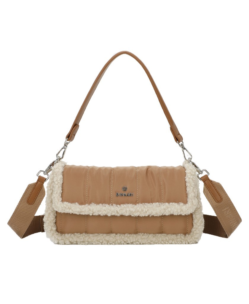 Binnari Isabella 19872 Shearling baguette bag