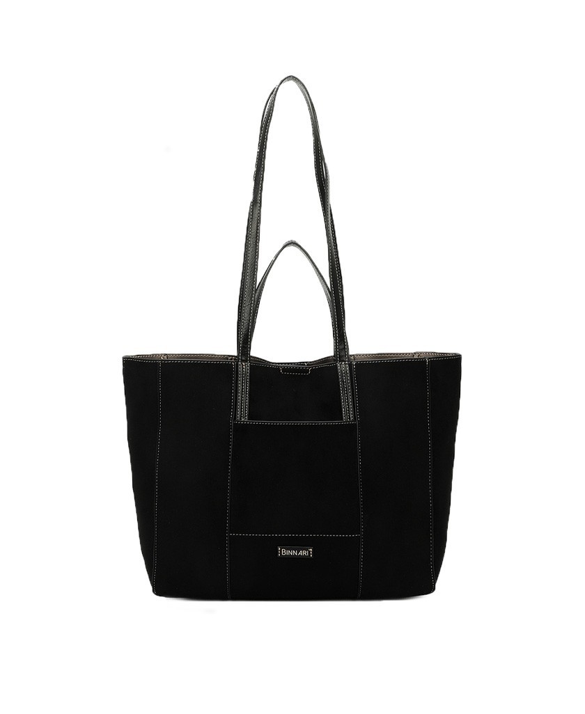 Binnari Violetta 19930 Black suede bag for women