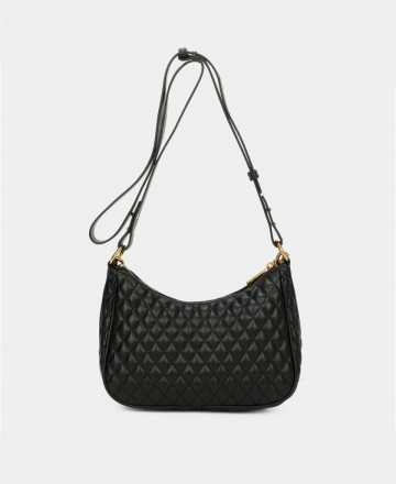 elegant black shoulder bag