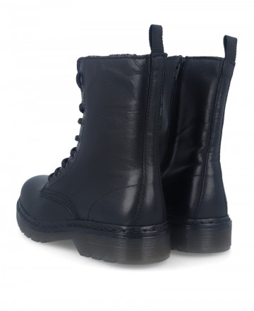 botas militares negras mujer