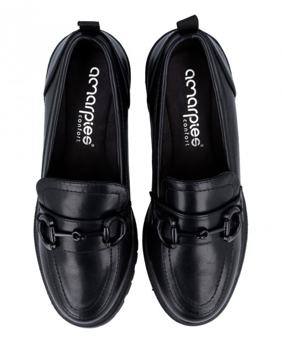 thick heel loafers