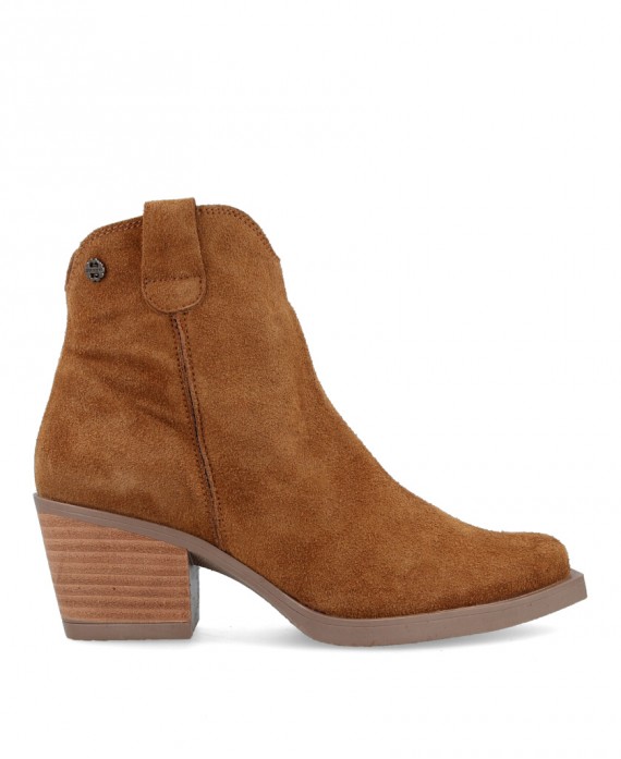 Porronet Jara 4572 Suede cowboy style ankle boots