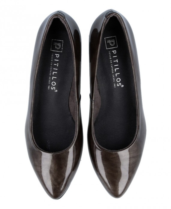 Gray high heeled shoes Pitillos 5440