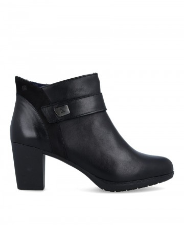 Dorking Evelyn D9111 Black leather ankle boot