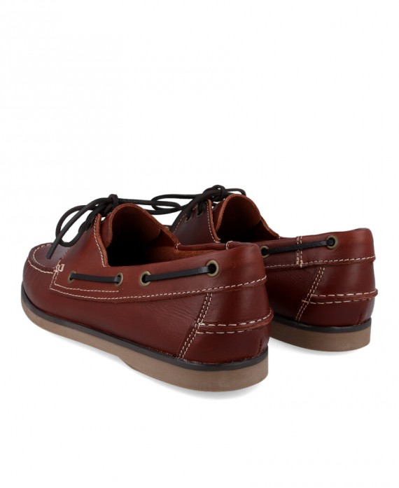Catchalot 107 brown leather boat shoes