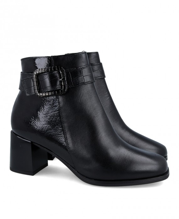 square heel ankle boots