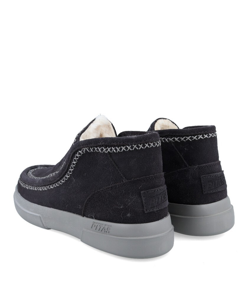 botines grises mujer