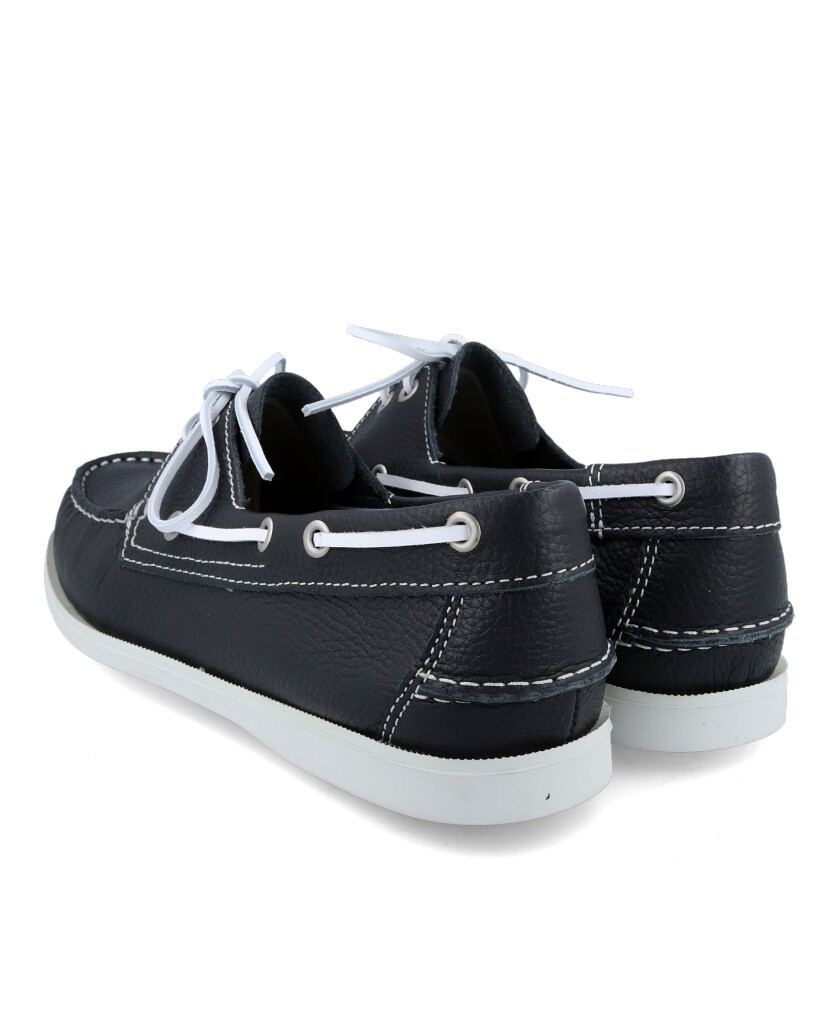 Catchalot 107 Men's navy blue boat shoes