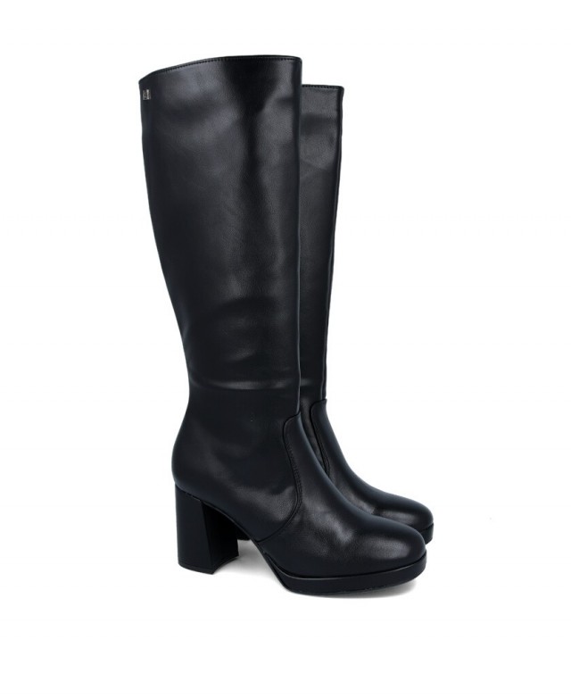 Mariamare Friuli 63303 Black thick heel boots