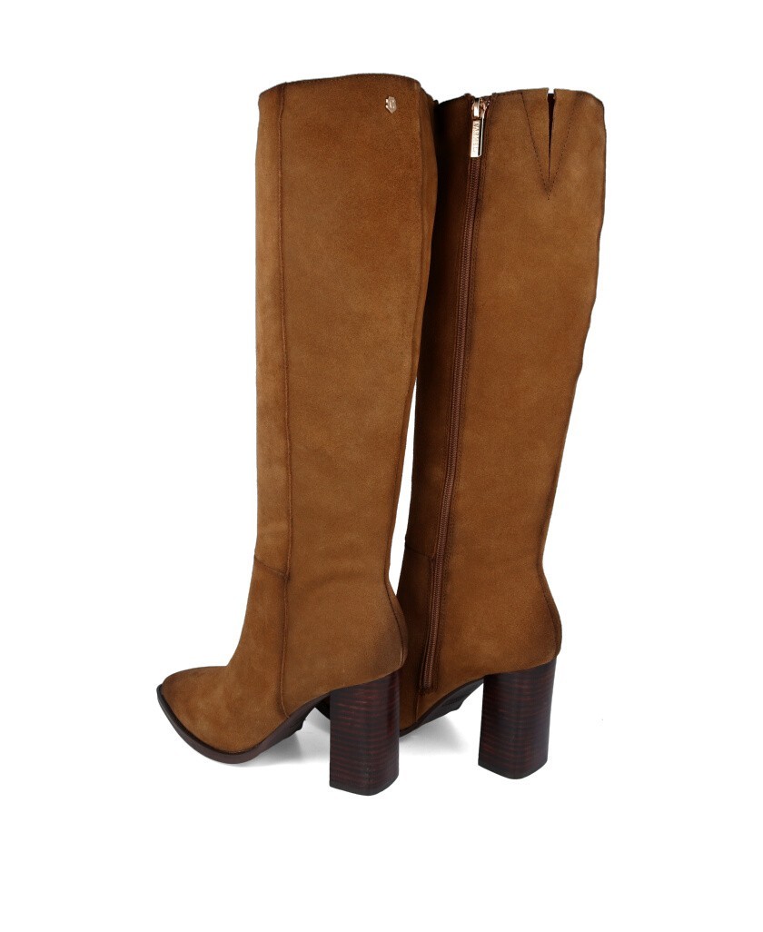 Carmela knee 2025 high suede boots