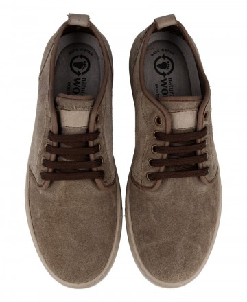 Natural World Miso 6761 Men's suede sneakers