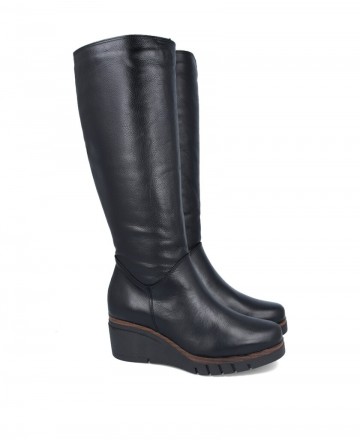 Paula Urban Texas 10-1139 Black wedge boots