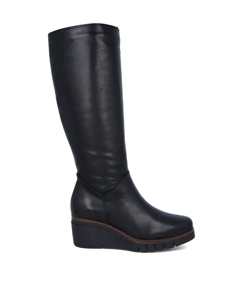 Paula Urban Texas 10-1139 Black wedge boots