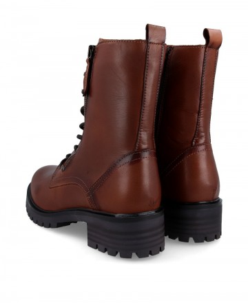 Botas con cordones marrones Catchalot B-3034